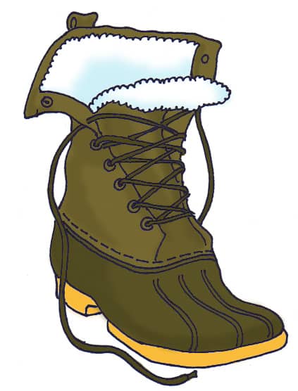 winter boots clipart - photo #2