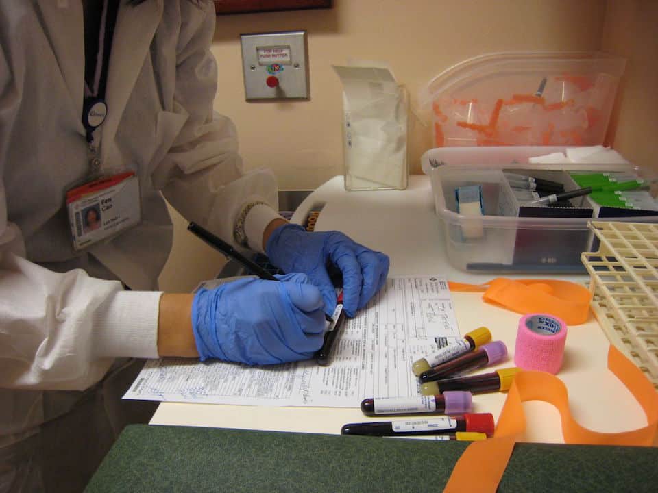 Blood samples in tubes. CC Flickr by Neeta Lind.