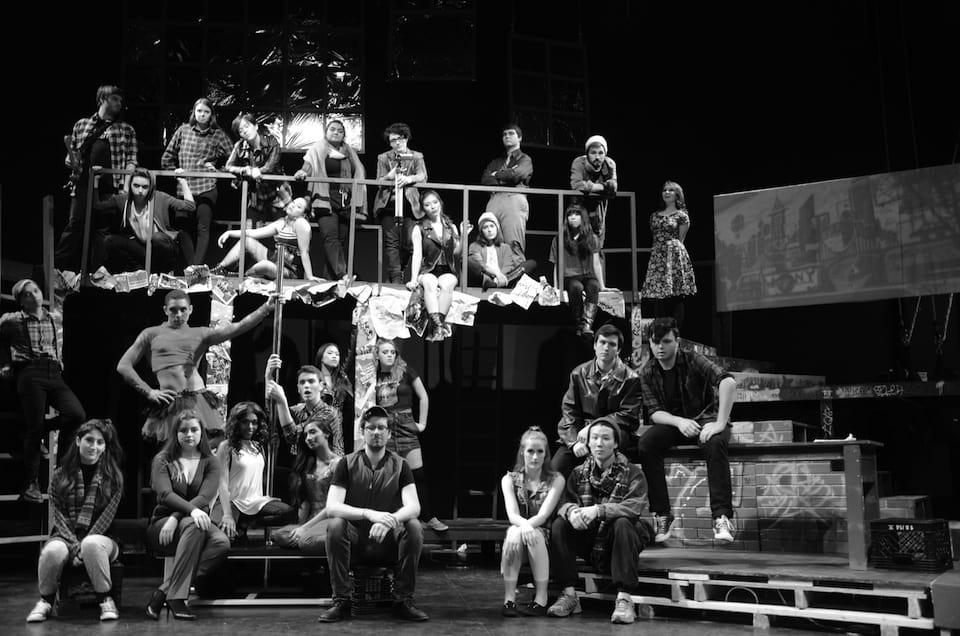 Cast of Rent. Courtesy VCDS.