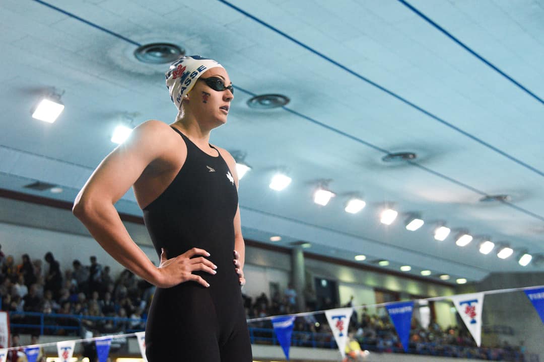 Kylie Masse swam for the Varsity Blues from 2014–2019. PHOTO BY MARTIN BAZYL COURTESY OF THE VARSITY BLUES