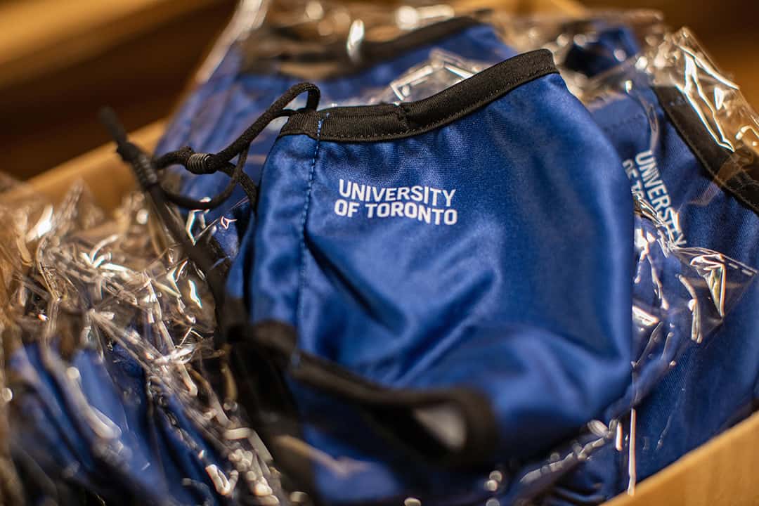University of Toronto masks are delivered to the St. George campus in preparation for back to school. JOHNNY GUATTO/THE UNIVERSITY OF TORONTO