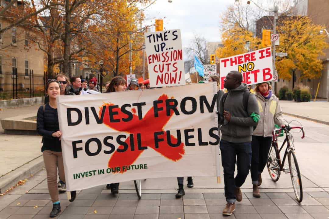 The Divest Canada Coalition has released an open letter demanding universities completely divest from fossil fuels.MILAN ILNYCK/CC FLICKR
