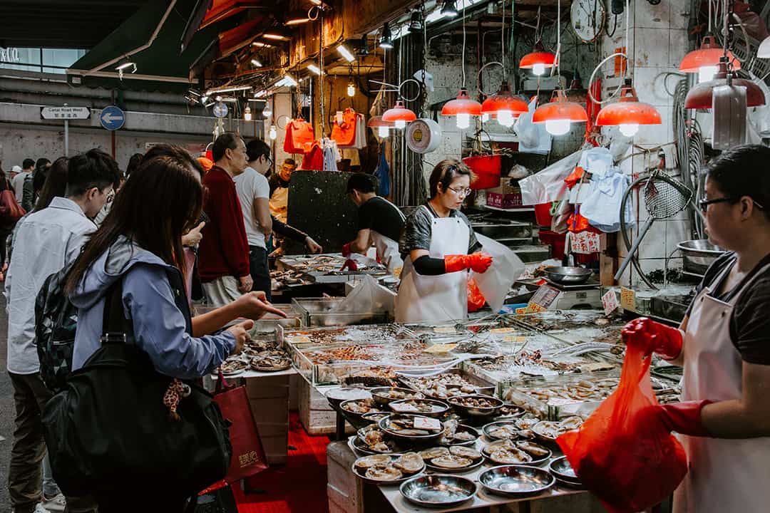The SARS-CoV-2 virus spread from an initial outbreak in a wet market in Wuhan, China. COURTESY OF ADLI WAHID/UNSPLASH