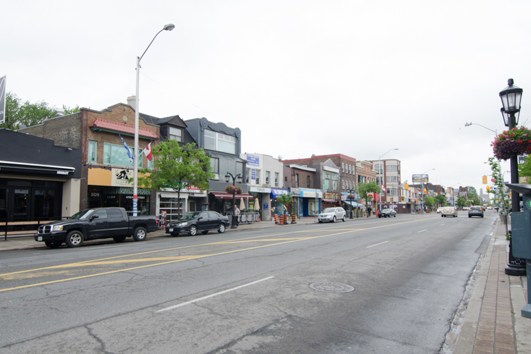 The Danforth is one Toronto neighbourhood the researchers mention in their study as a potential example of how a diverse neighbourhood evolves. JASON BAKER/CC FLICKR